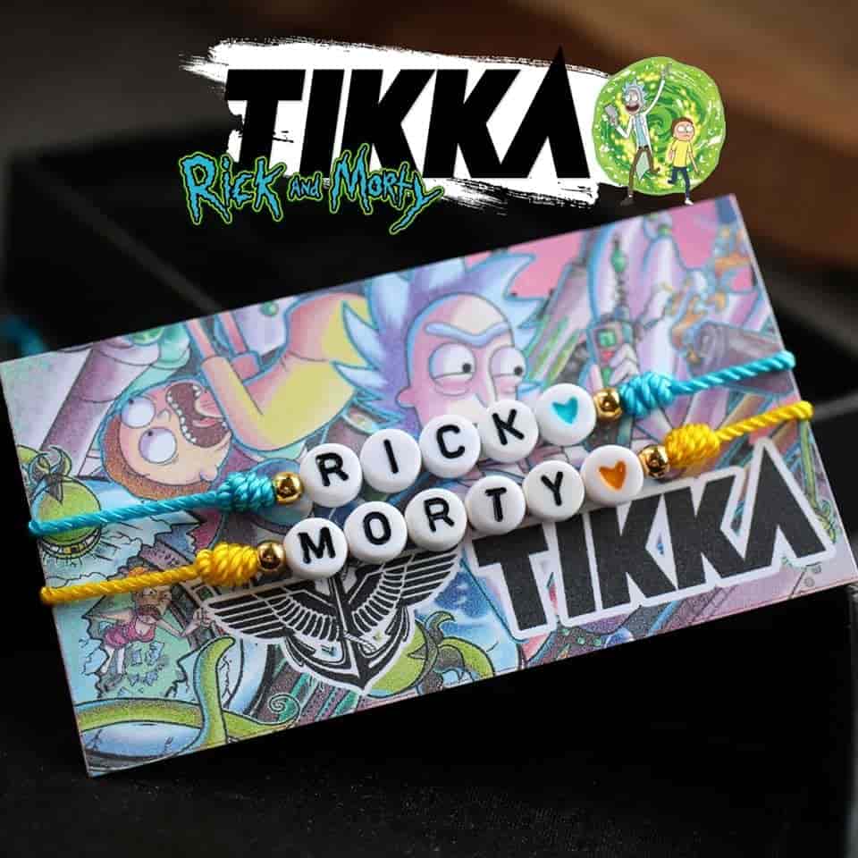 pulseras de amistad ricky and morty tikka