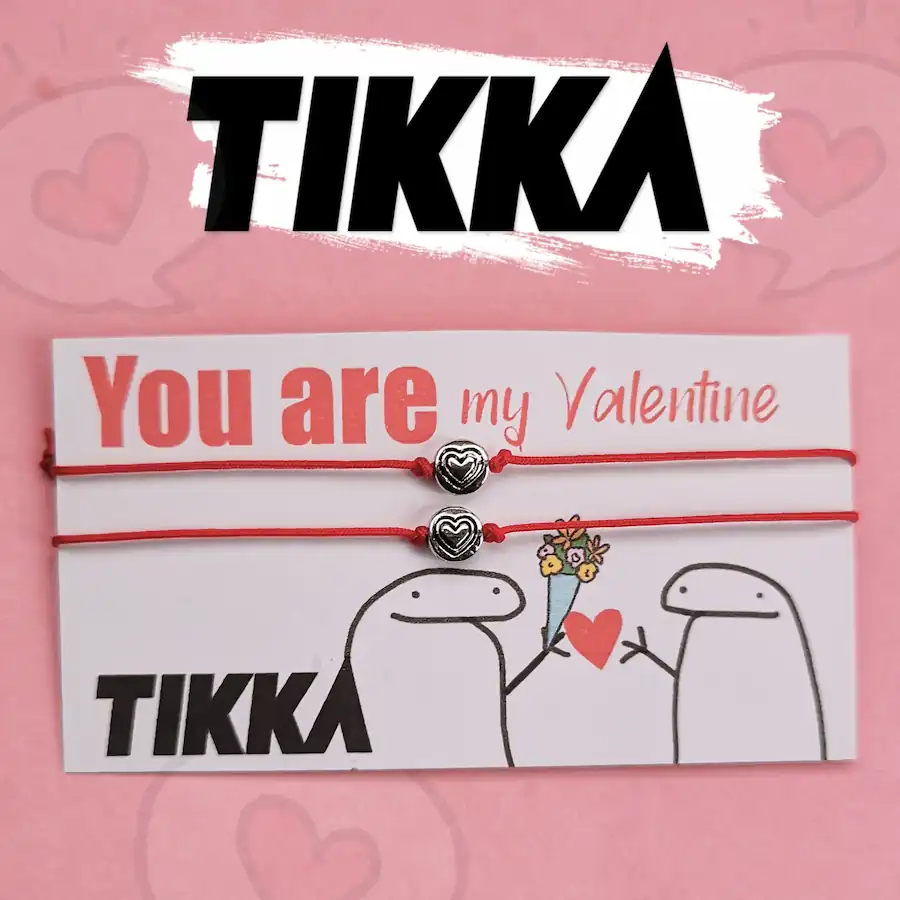 Incluye 2 piezas] - Pulseras para parejas you are my valentine : Tikka Shop