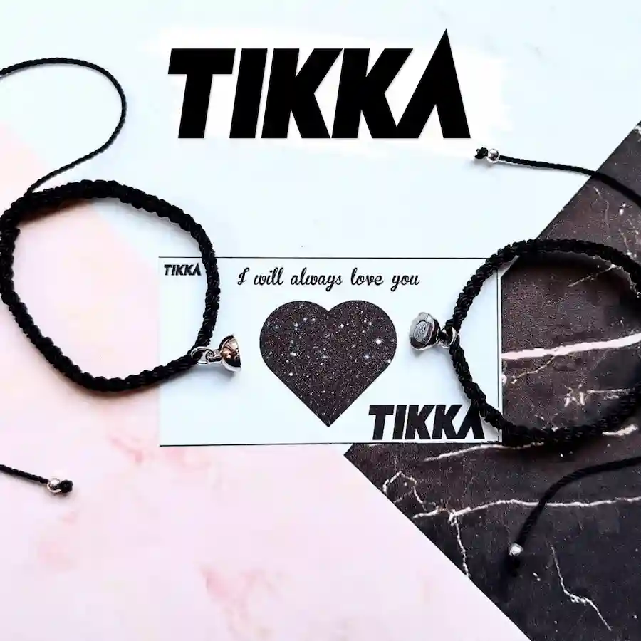 Incluye 2 piezas] – Pulseras para parejas hilo rojo del destino : Tikka Shop