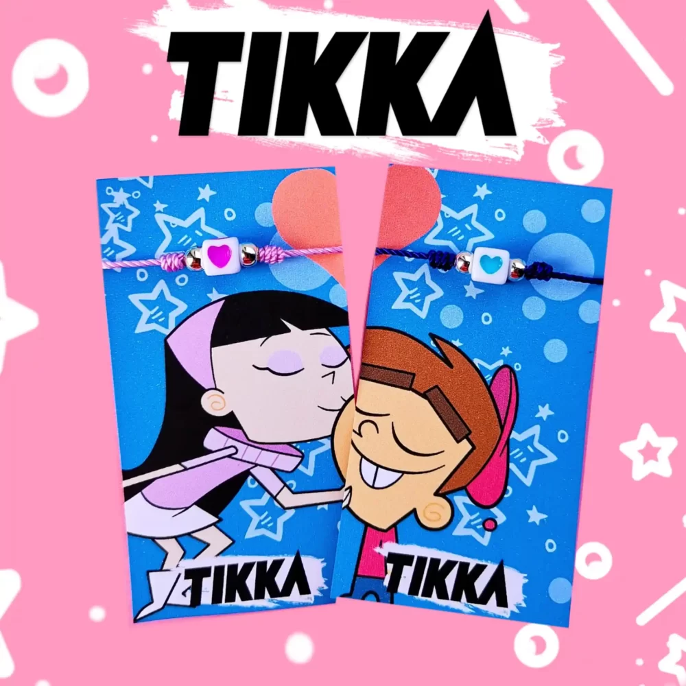 [Incluye 2 piezas] – Pulseras timmy turner y trixie - Padrinos Magicos