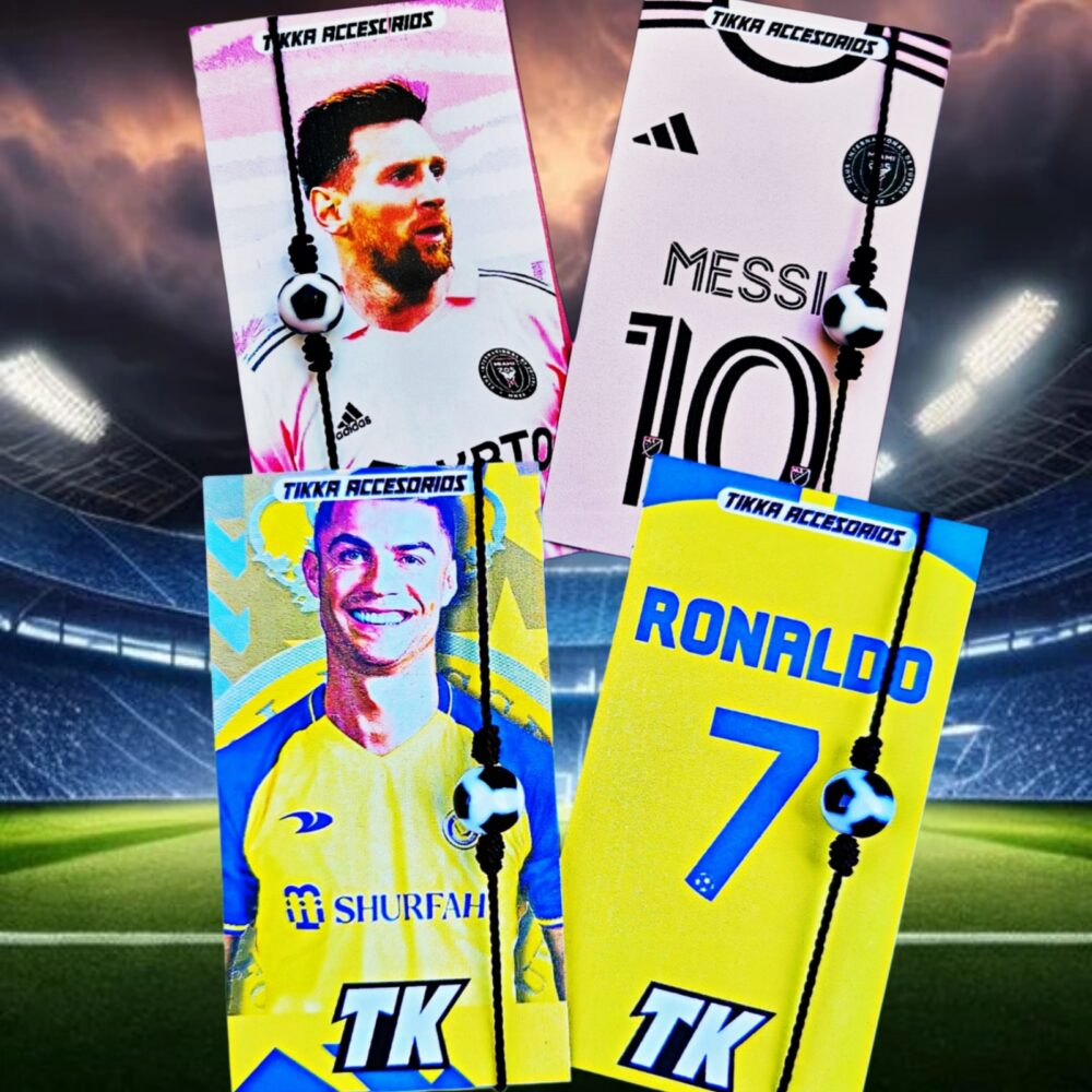 8 Pulseras de Messi y Cristiano CR7